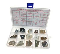 Campione di roccia sedimentaria Collezione di rocce Materiale didattico