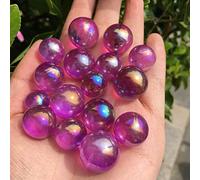 Campione di sfera di cristallo arcobaleno naturale, sfera di quarzo, Aura, angelo, elettrolitico, massaggio con decorazioni per la casa