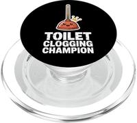 Campione Intasamento Toilet Toilet Clogging Champion PopSockets PopGrip per MagSafe