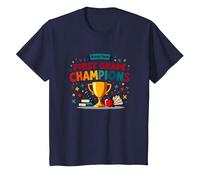 Campioni della Squadra da Sogno di Primo Grado Maglietta, Bambini, Navy, 4 Anni