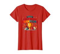 Campioni della Squadra da Sogno di Primo Grado Maglietta, Donna, Rosso, XL