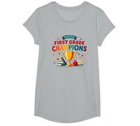 Campioni della Squadra da Sogno di Primo Grado Maglietta, Ragazze, Grigio Melange, S