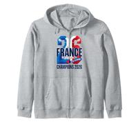 Campioni di Francia 2026 Allez Les Bleus 26 Felpa con Cappuccio
