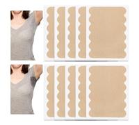 Campità Di Sude Sud -10 Pezzi a Assii Usa E Getta Cuscinetti Sudore per Donne E Uomini | Patch Di Sudore per Ascelle | Protezioni Di Bloccanti Con Scudo Elastico Elevato Assorbimento Del Sudore per Ca