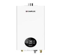 CAMPLUX Climitech - Scaldacqua a 4 gas da 12 litri per interni, basso NOx/ErP, Butano/Propano, 28-50 mbar, 24 kW, 230 V, GX318LP