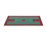 Campo da Basket Miniatura 1: 150 in PVC per Diorama Dettagliato | Proporzioni Precise, Linee Intricate e Segni Nitidi, per Basi Sceniche e Modelli Urbani
