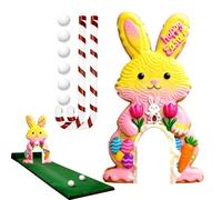 Campo da golf per feste - Gioco da 13,78 pollici | Set da golf indoor in legno ABS - Mini campo da putting portatile con palline da club Giocattoli divertenti di gioco di abilità per bambini Adulti