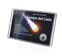 Campo Del Cielo meteorite da 1 grammi e 80 millimetri, Minerale Campo Del Cielo d'Argentina, Pietra Autentica, Modello Unico, Pietra Arte, Minerale della Creatività