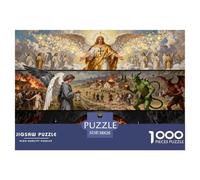 Campo di battaglia del Cielo e dell'Inferno Puzzle in Legno Impermeabile DIY Puzzles Da 1000 Pezzi Per Adulti Colorati Giochi Di Impegnativi