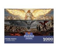 Campo di battaglia del Cielo e dell'Inferno Puzzle in Legno Impermeabile DIY Puzzles Da 1000 Pezzi Regali Per Adulti Impossibili Per Decorazioni Domestiche