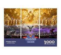 Campo di battaglia del Cielo e dell'Inferno Puzzle in Legno Impermeabile Puzzles Da 1000 Pezzi Per Adulti Sfidanti E Rompicapo Giochi Di Puzzle Impegnativi