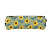 Campo di girasoli Astuccio per matite piccolo Astuccio per penne semplice Scatola per il trasporto per adulti Con cerniera liscia Durevole Leggero per la custodia dell'organizzatore dell'ufficio