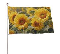 Campo di girasoli Bandiera 3x5 Ft Outdoor Garden Bandiere Banner Decor Per Cortile Portico Prato Fattoria