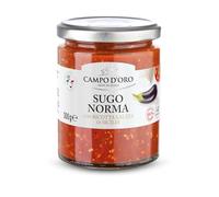 CAMPO D'ORO | Sugo Norma 300 GR. Specialità siciliane per ricette, sugo pronto alla norma con ricotta salata di Sicilia. 100% Made in Italy
