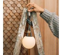 Campo Libre.® LENI Lampada da Campeggio - Luce da Esterno con Manico Flessibile, Lampada da Esterno Dimmerabile, Lanterna IPX4, 200 h di Autonomia, SqueezeShell Infrangibile, USB-C, Sfera, Grigio