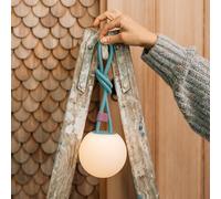 Campo Libre.® LENI Lampada da Campeggio - Luce da Esterno con Manico Flessibile, Lampada da Esterno Dimmerabile, Lanterna IPX4, 200 h di Autonomia, SqueezeShell Infrangibile, USB-C, Sfera, Blu