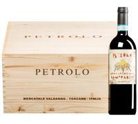 Campo Lusso Cabernet Sauvignon Val d'Arno di Sopra DOC 2021 (BIO) 6 bottiglie in cassetta di legno 4,5 l