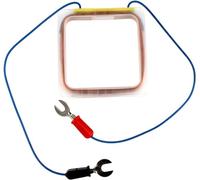 Campo magnetico e induzione elettrica della bobina quadrata corrente della bobina di rame fisica strumento sperimentale attrezzature didattiche elettromagnetiche sperimentali