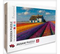 Campo Puzzle 5000 Pezzi Adulti, Cottagea Puzzle Legno con Scatola 156x105cm, Idea Regalo Uomo e Donna, Divertimento Per Adulti, per Gioco Familiar, Giochi di Sfida, Squisita confezione Regalo, D-6952