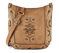 Campomaggi Borsa a tracolla marrone, pelle di vacchetta finemente grana, donna