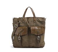 Campomaggi Borsa a zainetto verde-oliva, canvas, unisex, 19L