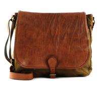 CAMPOMAGGI borsa da ufficio Shoulder Bag M V.Militare + T / Cognac