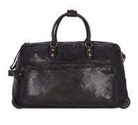 Campomaggi Borsone trolley nero, pelle, 56 x 30 x 26cm