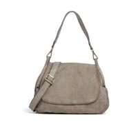 Campomaggi Borsa hobo grigio, pelle di vacchetta finemente grana, donna