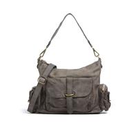 Campomaggi Borsa hobo grigio, pelle, donna