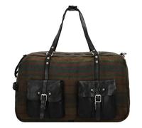 Campomaggi Borsa weekend marrone scuro / verde scuro / rosso scuro Donna Campomaggi One Size