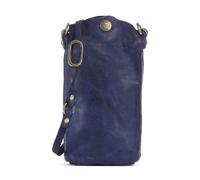 Campomaggi Borsetta porta cellulare blu scuro, pelle, donna