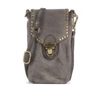 Campomaggi Borsetta porta cellulare grigio, pelle, donna