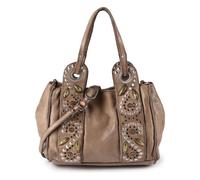 Campomaggi Borsa a tracolla Dafne Mini in pelle 17 cm Beige Donna Taglia unica