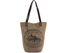 Campomaggi Borsa a spalla 'Filodendro' cachi / nero Donna Campomaggi One Size