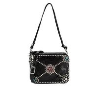 Campomaggi Kate Borsa a tracolla Vera Pelle 21.5 cm nero