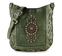 Campomaggi Nora Borsa a tracolla Pelle 26 cm verde