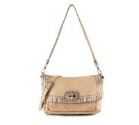 Campomaggi Orchidea Borsa a spalla Vera Pelle 24 cm beige