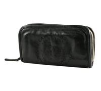 Campomaggi Pelle portafoglio Wallet Grigio grigio scuro