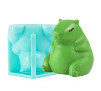 Campone Capybara - L'aspetto distintivo aggiunge candela pomate per animali | APPELLO VISIVE SILICONE TACKE MOULDI | Stampi per creme per torte, cioccolatini e ghiaccio
