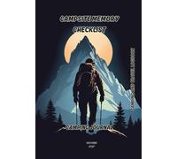 Campsite Arranging and Memory Checklist: Camping and Travel Logbook | Camping Journal | Keepsake Camp Memory and Checklist for RV Travel and Camping ... Gifts Idea for Good Planned Camper Journey