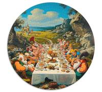 Campsites - Puzzle a cerchio da 1000 pezzi, per adulti e bambini, dai 14 anni in su, sfida carina e fresca, 1000 pezzi (67,5 x 67,5 cm)