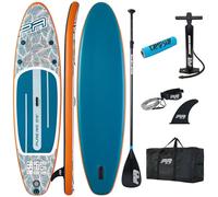 CampSup Aqua Marina Pure Air 10'6" Tropic - Tavola gonfiabile per principianti con paddle Floater - Stand Up Paddle Board Set completo - 320 x 81 x 15 cm