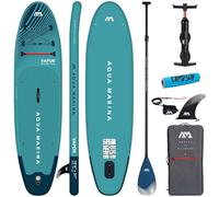 CampSup Aqua Marina Vapor 10'4 + Carbon Paddle - Tavola da SUP gonfiabile per principianti, set completo, edizione limitata, blu