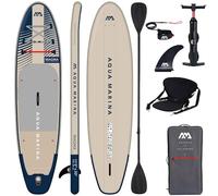 Campsup SUP Aqua Marina Magma 11'2" Combo Gonfiabile Stand Up Paddle Board | Confezione completa tavola da surf per principianti ed esperti con seduta Kayak e doppia pagaia
