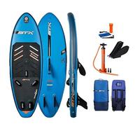 CampSup WindSUP STX 8'3" WS Freeride Tavola da surf gonfiabile con opzione windsurf | 250 x 83 x 15 cm | Tavola da surf per principianti ed esperti con accessori
