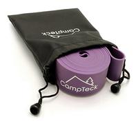 CampTeck Banda Elastica Danza Balletto Fascia Elastica Ballet per Yoga, Aerobica, Allenamento, Pilates, Flessibilità, ECC. - Viola, 225cm (L)