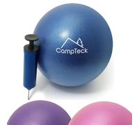 CampTeck U6812 Palla Pilates Piccola Plastica Anti-Ccoppio Palla Yoga 23cm per Allenamento, Palestra, Fitness, con Pompa a Mano - Blu