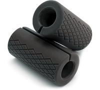 CampTeck U6816 Thick Grip Silicone Impugnature Spesse per Barra Bilanciere Manubri Pesi- Aumenta Dimensioni Braccia, Bicipiti, Tricipiti, Avambracci e Grip Impugnatura - Set di 2 (Nero)