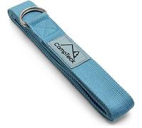 CampTeck U6823 Cinghia Yoga Anello D Poliestere Yoga Strap Regolabile, Posture, Stretching, Flessibilità, Allineamento, Resistenza per Pilates, Yoga, Fitness ed Esercizio - Blu 243cm