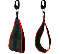 CampTeck U6833 Sling Ab Straps Brache Cinghie per Addominali Imbottite da Appendere con Moschettone per Allenamento Addominali, Fitness, Sollevamento Gambe, Sollevamento Pesi, Palestra - Nero, 1 Paio